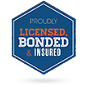 Proudly Licensed, Bonded & Insured